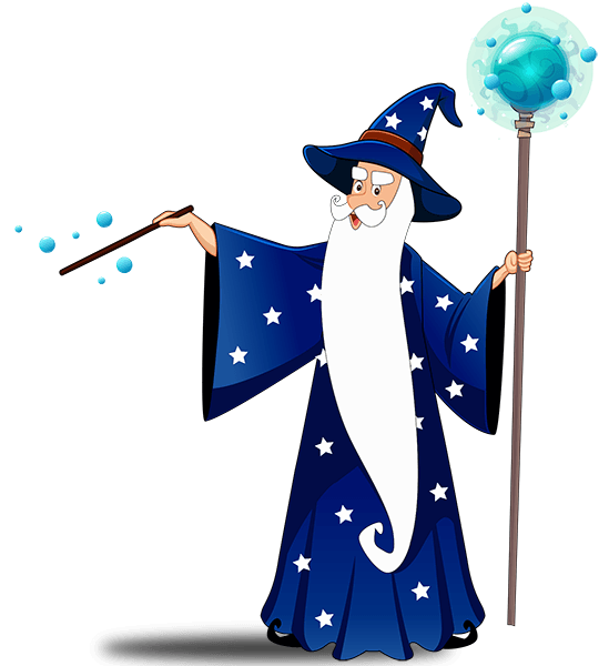 Wash Wizard mascot
